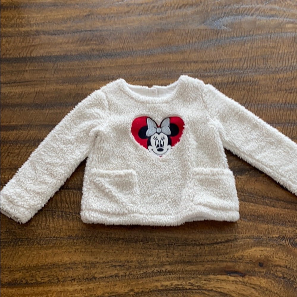 Gap Disney Heart Minnie Mouse Sherpa 4t Valentine